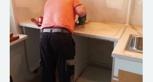 Сборка кухонного гарнитура. Сенная площадь